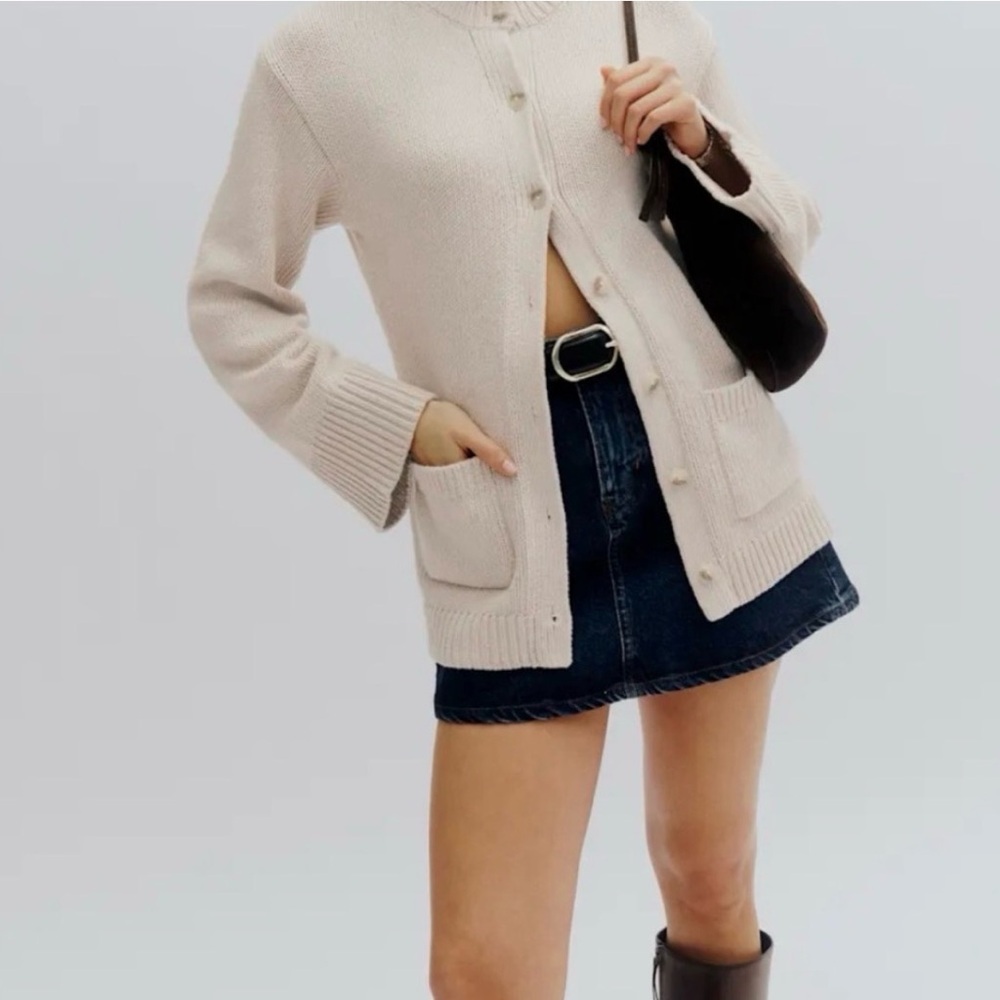 Reformation Cream Women's Cardigan